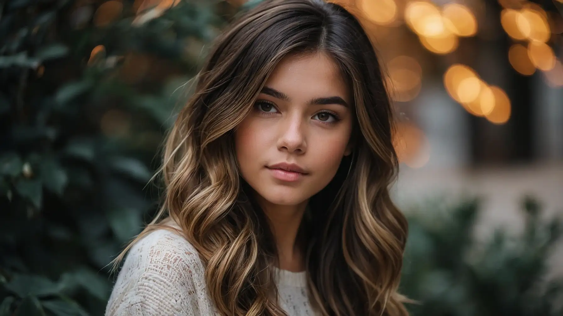 Brunette Balayage Hairstyle