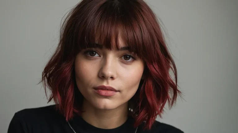 21 Stunning Cherry Cola Balayage Hair Ideas