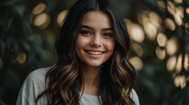 21 Stunning Peekaboo Highlights for Dark Hair
