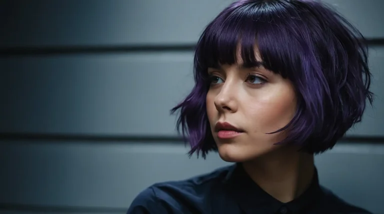 25 Stunning Midnight Purple Hair Ideas