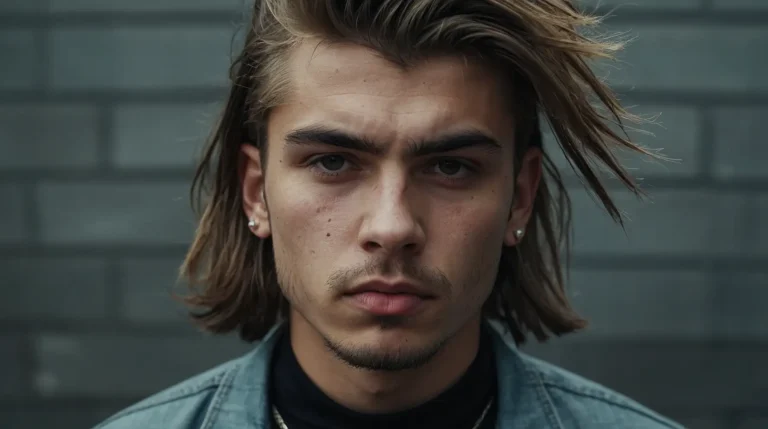 21 Edgy Faded Mullet Hairstyles for Men
